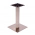 Platter Square Stainless Steel Commercial Outdoor Patio Restaurant Table Base